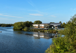 View of Attenborough Nature Reserve center