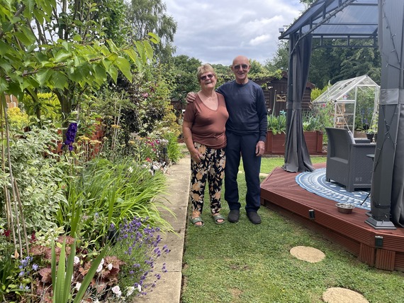 Tenants Smiling in garden
