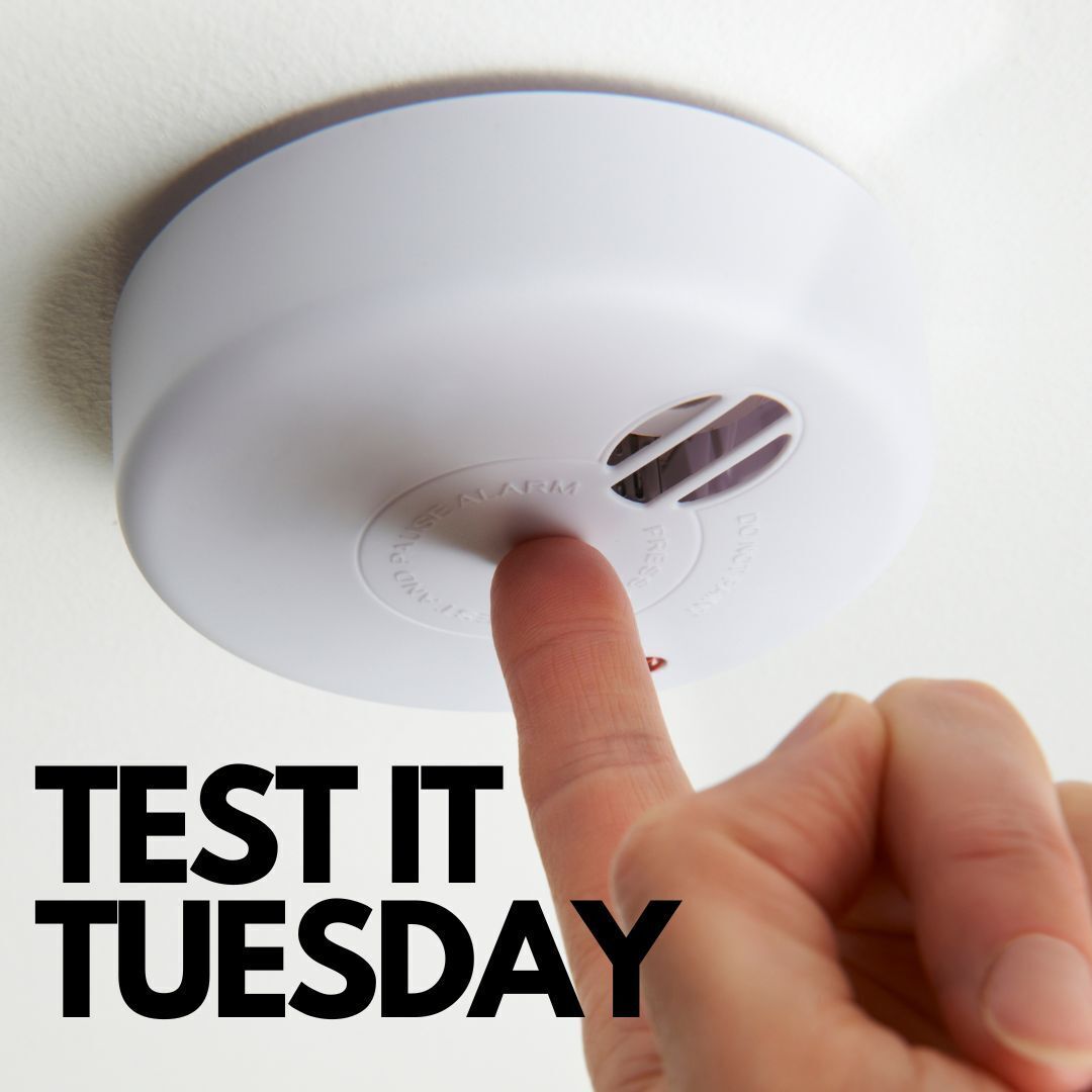 Pressing smoke alarm