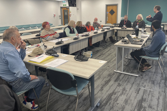 Meeting in Council Chambers