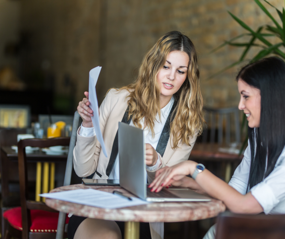a person receiving training
