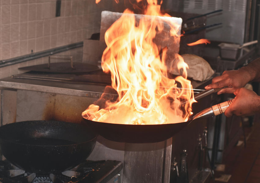 wok fire