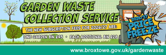Garden Waste Subscriptions for 2026/27 price freeze on first bin