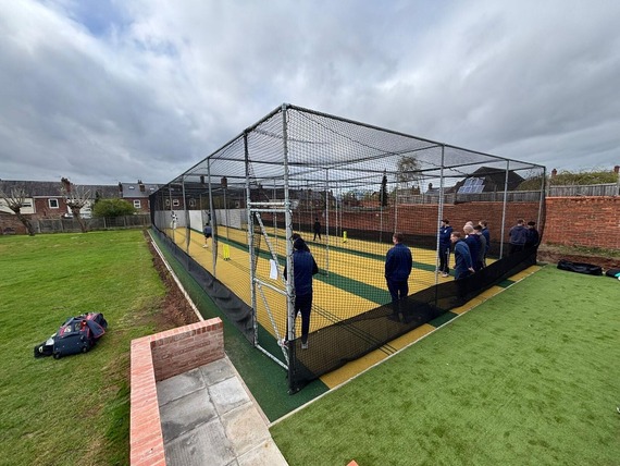 The new nets at Kimberley Institute Cricket Club