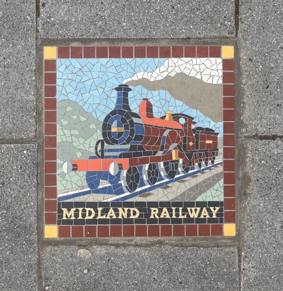 A mosaic of The Midland Railway