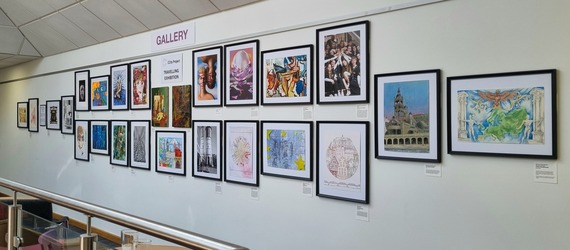 Example of the artwork on display at the C-City International Exhibition