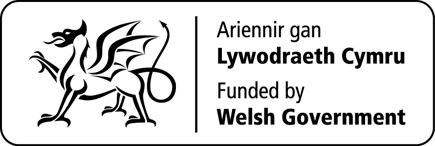 funded by a welsh government logo