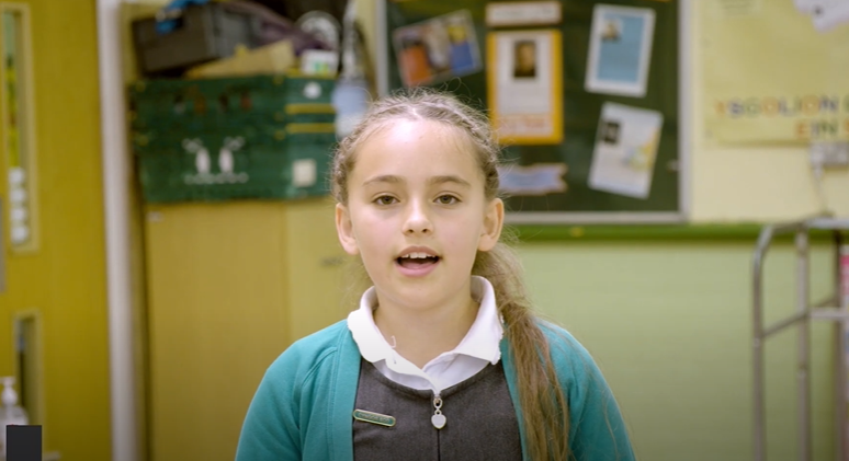 Ystrad Mynach Primary School pupil