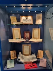 Idris Davies Display Cabinet