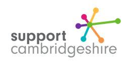 Support Cambridgeshire logo