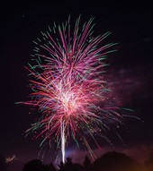 Celebratory fireworks