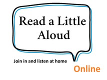 logo Read a Little Aloud Onine. Join in and listen at home.