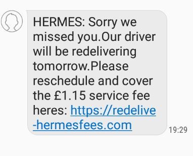 Fake Hermes text 2