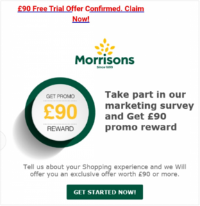 Morrisons Gift card scam