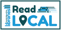 Read Local Logo in blue and green
