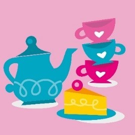 illustration of teacups