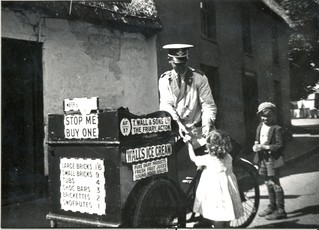 Ice cream man in Burwell 1933