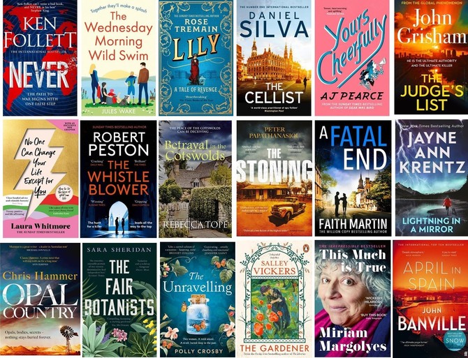 the collection of new books for this month for Cambridgeshire Libraries