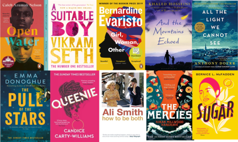 Celebrate diversity with your next reading group title , image of book covers mentioned in text.
