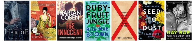the collection of books for this months Cambridgeshire Reads, Cambridgeshire Listens