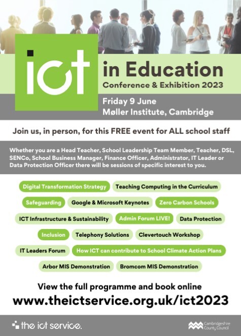 ICT in Education conference 2023 poster
