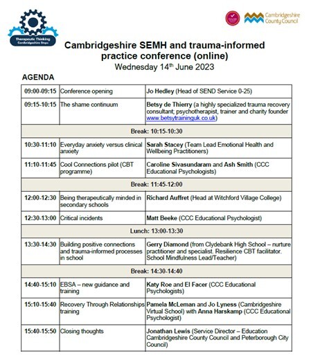 SEMH and trauma-informed practice conference