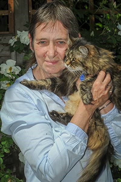 Mandy Morton holding a cat
