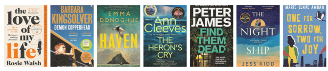 Book covers of Cambridgeshire Listen and Read selection for September