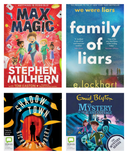 Book covers showing a selection of Teen and Children's Books
