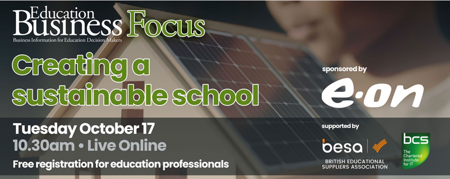 creating a sustainable school webinar