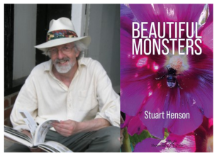 Author Stuart Henson and cover of Beatfiful Monsters