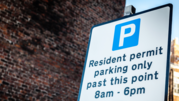 Image of a resident permit parking sign
