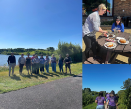 Taith Gerdded Llesiant ym Mharc Dwr y Sandy