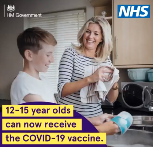 Vaccine for 12-15s