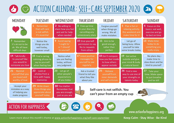 action calendar