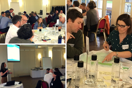 Photos from the “Beyond the Blue Belt” technology event in London. 