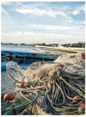 fishing nets and harbour