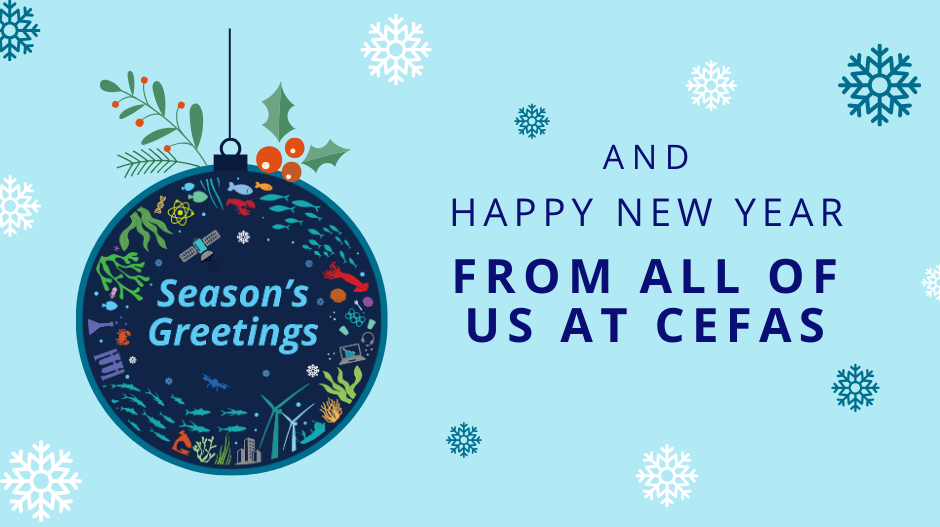 christmas card from Cefas