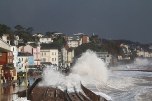 Coastal flooding 2014, Plymouth Coastal Observatory