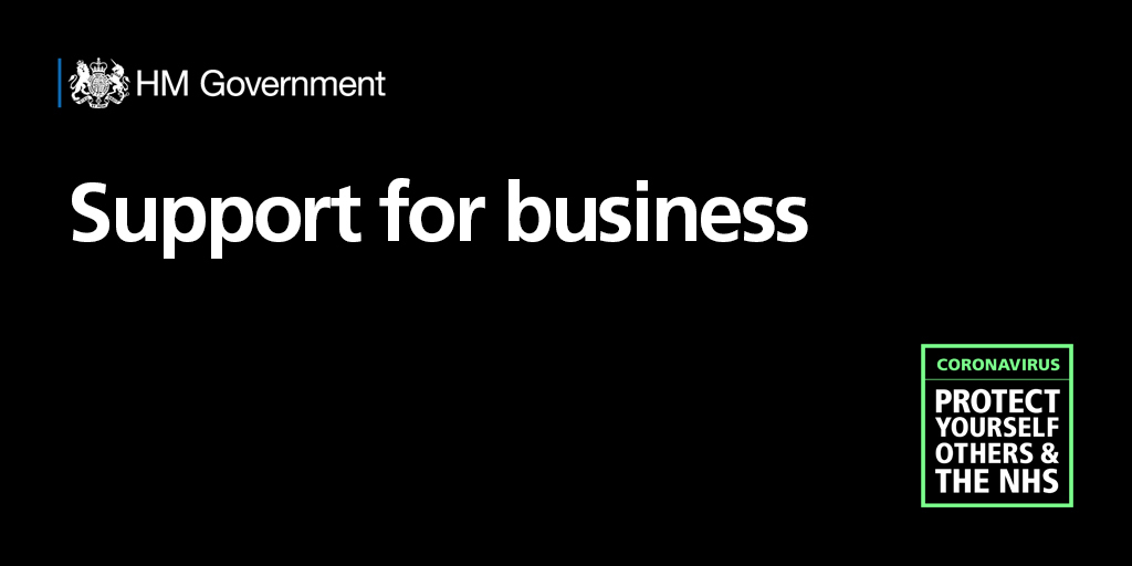 An image displaying the words 'Support for business'