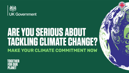 Are you serious about tackling climate change? Make your climate commitment now.