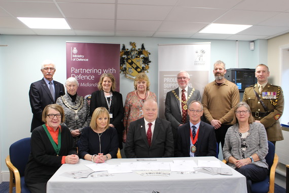 Parish councils sign the Armed Forces covenant
