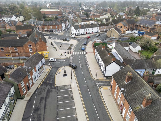 Shepshed Market Place reopens following improvement work