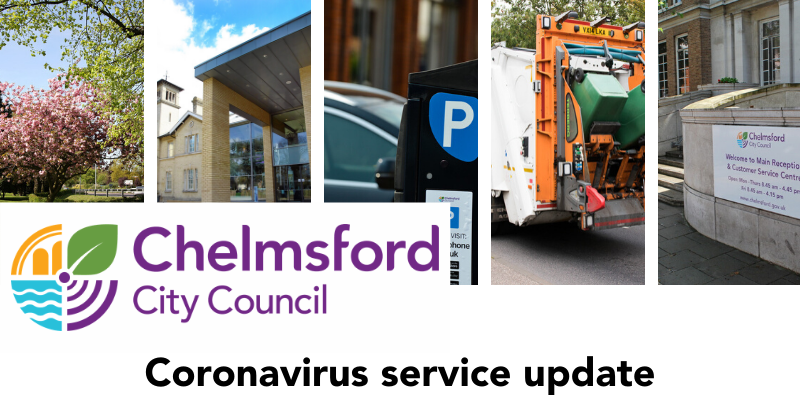 Chelmsford City Council coronavirus service update