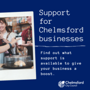 Support for Chelmsford businesses.  Find out what support is available to give your business a boost.  Food retail transaction.