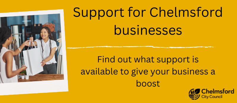 Support for Chelmsford Businesses Header