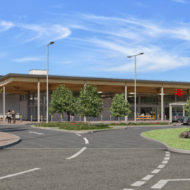 Artist's impression of new Chelmsford station 