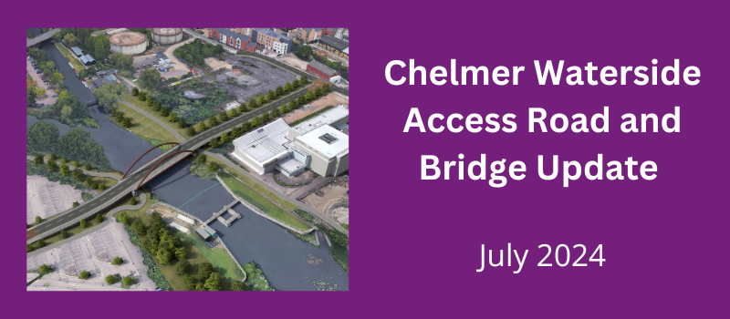 Chelmer Waterside works July 2024