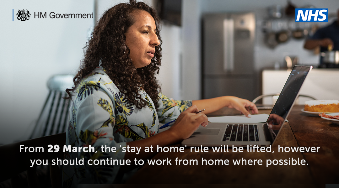 Work from home where possible