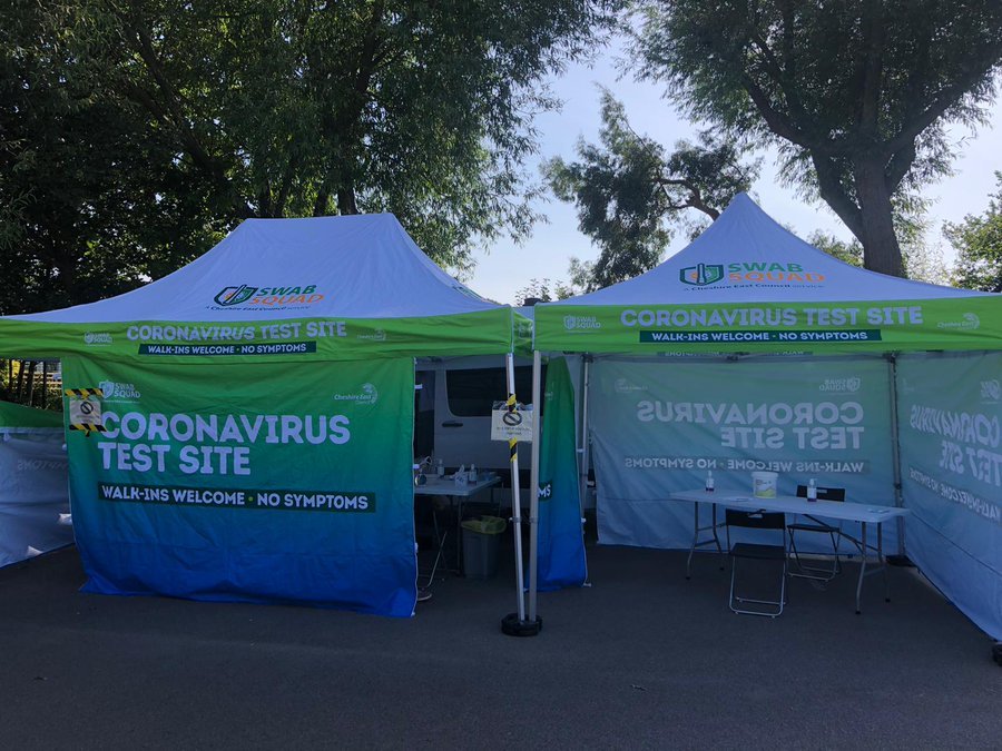 Swab Squad mobile testing site